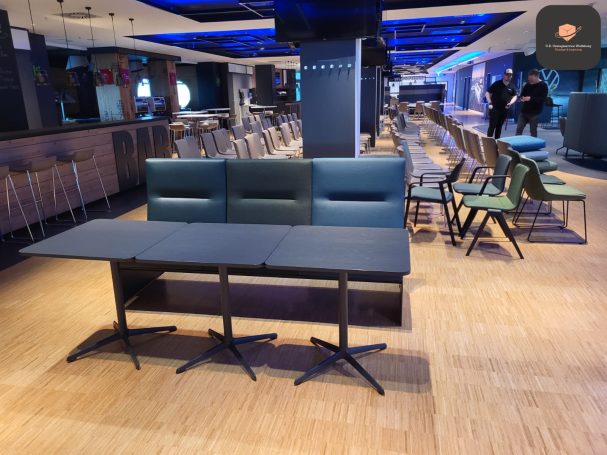 Einrichtung VIP Bereich VIP Bereich Einrichtung und Montage VFL Wolfsburg.